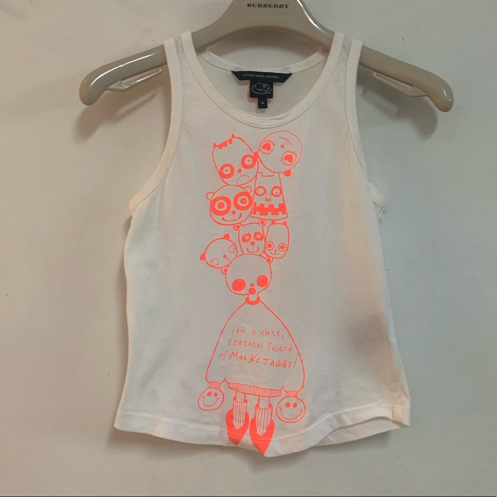 Little Marc Jacobs Logo Tank